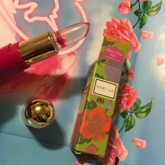 🌟HP🌟🌟PINK Winky Lux Flower Ph Balance Lip Balm NWT - Picture 8 of 8